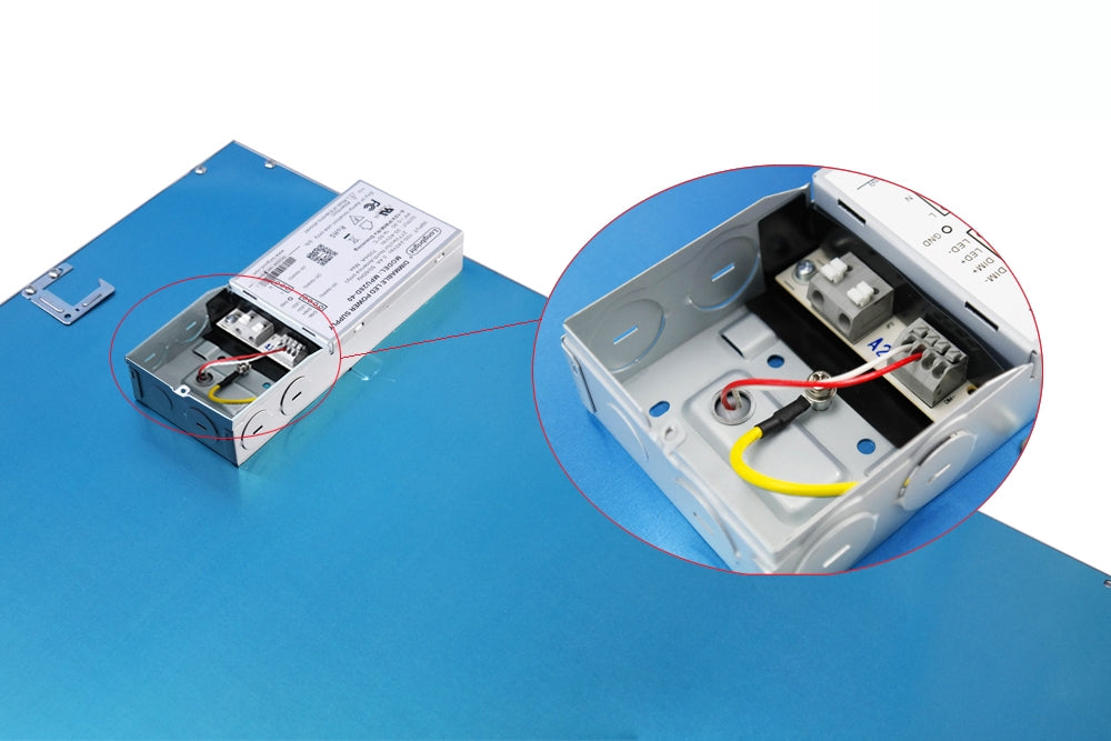 Warehouse Lighting 2 x 4 ft LED Flat Panel 50 Watt Light Fixture