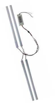 Warehouse Lighting 50 Watt Lensed LED Magnetic Strip Light Retrofit Kit for 8 ft Strip Fixtures