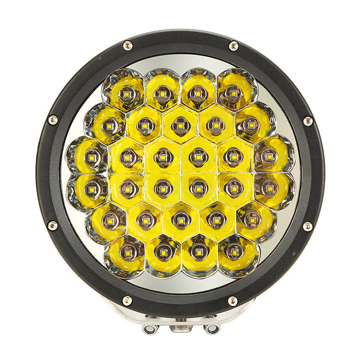 Auxbeam 9 inch 150W Cree Round Spot Beam Off Road Driving Light w/ Mount & Cover