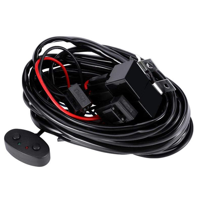 Auxbeam Universal Dual Switch Wire Harness for 60W/120W/180W/240W LED Lights