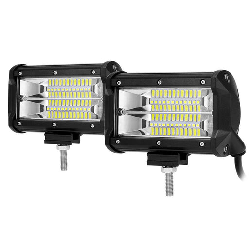 Auxbeam Pair of 5 inch 24W Cree LED Flood Beam Fog Lights