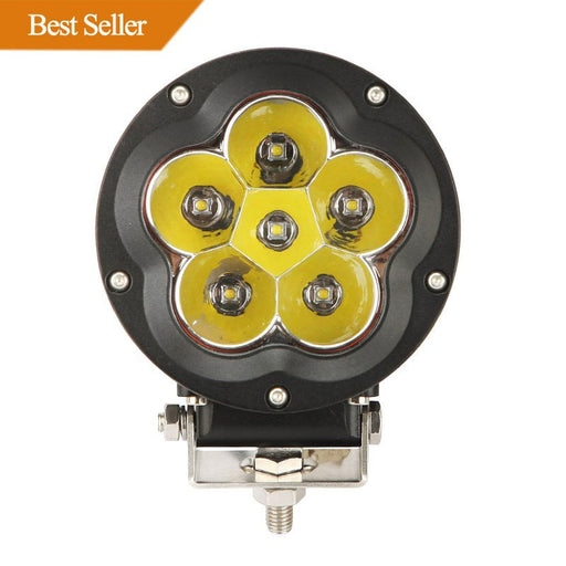 Auxbeam 5" 60W Cree Round Spot & Flood Beam Off Road Driving Light
