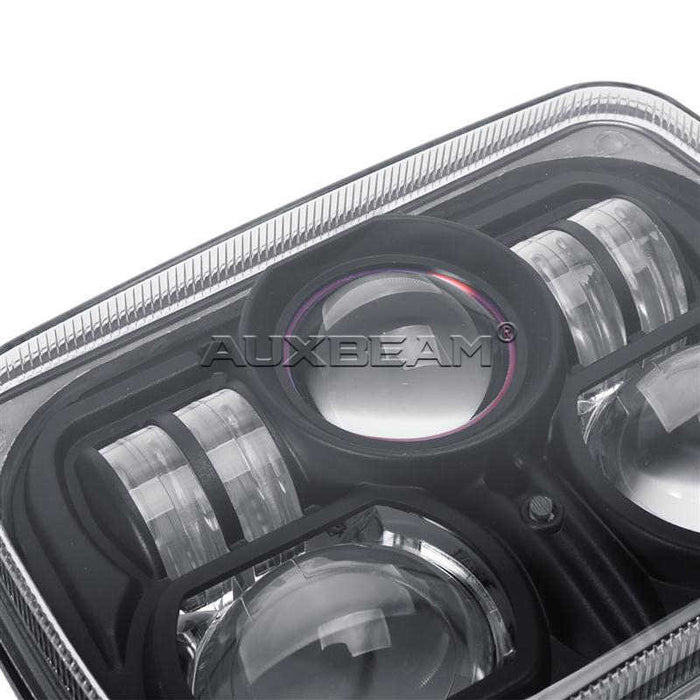 Auxbeam 6 x 7" 54W Universal Cree High/Low Beam Headlight