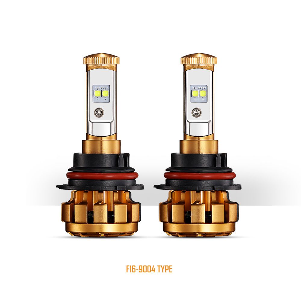Auxbeam Auxbeam 9004/HB1 F-16 High/Low Beam Cree LED Headlight