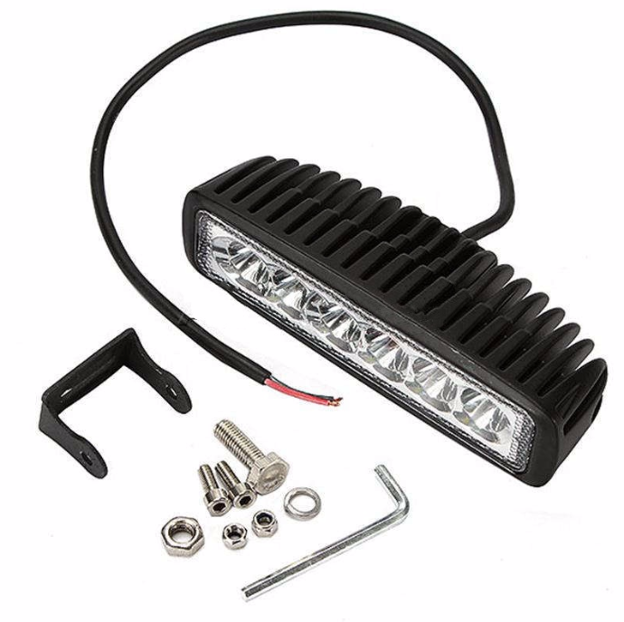 Auxbeam 6" 18W Slim Spot Beam Off Road LED Light Bar