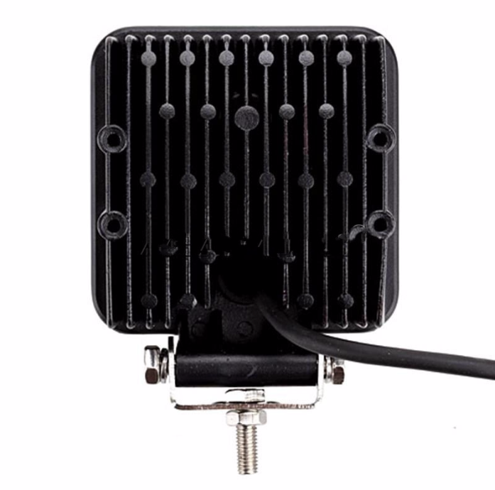 Auxbeam 4.5" 48W Square Flood Beam Off Road Driving Light w/ Mount Bracket
