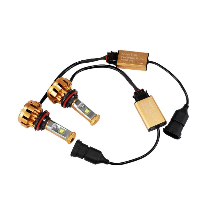 Auxbeam Auxbeam H11/H9/H8 F-16 High/Low Beam Cree LED Headlight