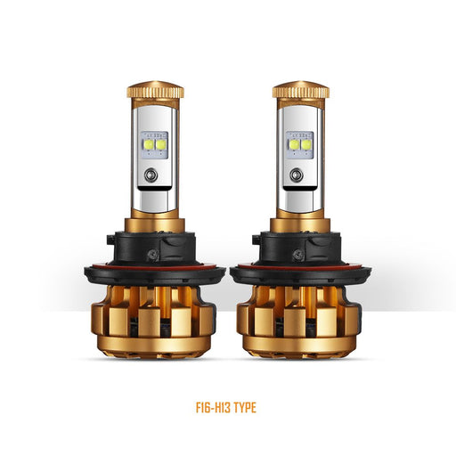 Auxbeam Auxbeam H13/9008 F-16 High/Low Beam Cree LED Headlight