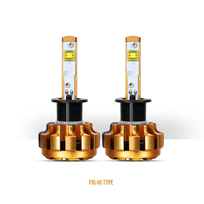 Auxbeam Auxbeam H1 F-16 High/Low Beam Cree LED Headlight