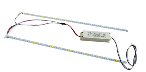 Warehouse Lighting LED Magnetic Strip Light Retrofit Kit 50 Watt for 2x4 ft Troffer