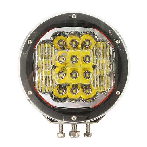 Auxbeam 7 inch 90W Cree Round Spot & Flood Beam LED Driving Light w/ Mount & Cover