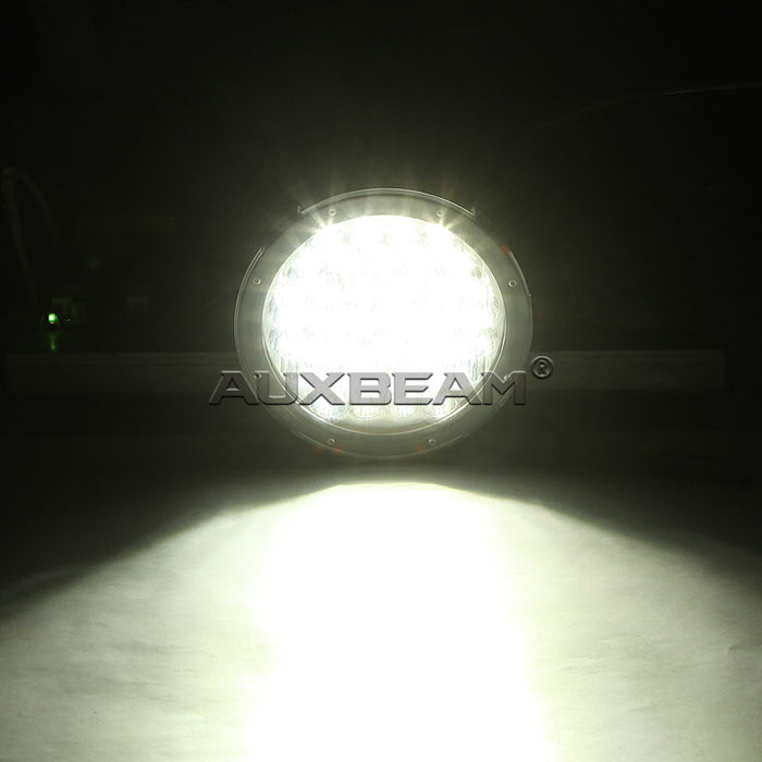 Auxbeam 9 inch 150W Cree Round Spot Beam Off Road Driving Light w/ Mount & Cover