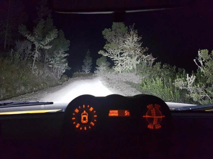 Auxbeam 4" 50W Round Off Road LED Lights Spot Beam Pair w/ Mount Brackets
